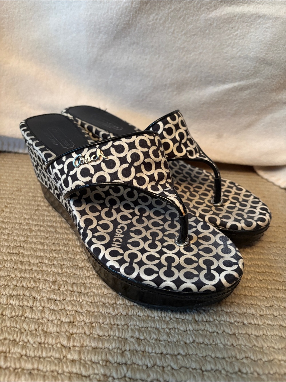 Coach Wedge Sandals
